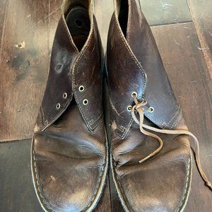 Mens Leather Boots Sz 10